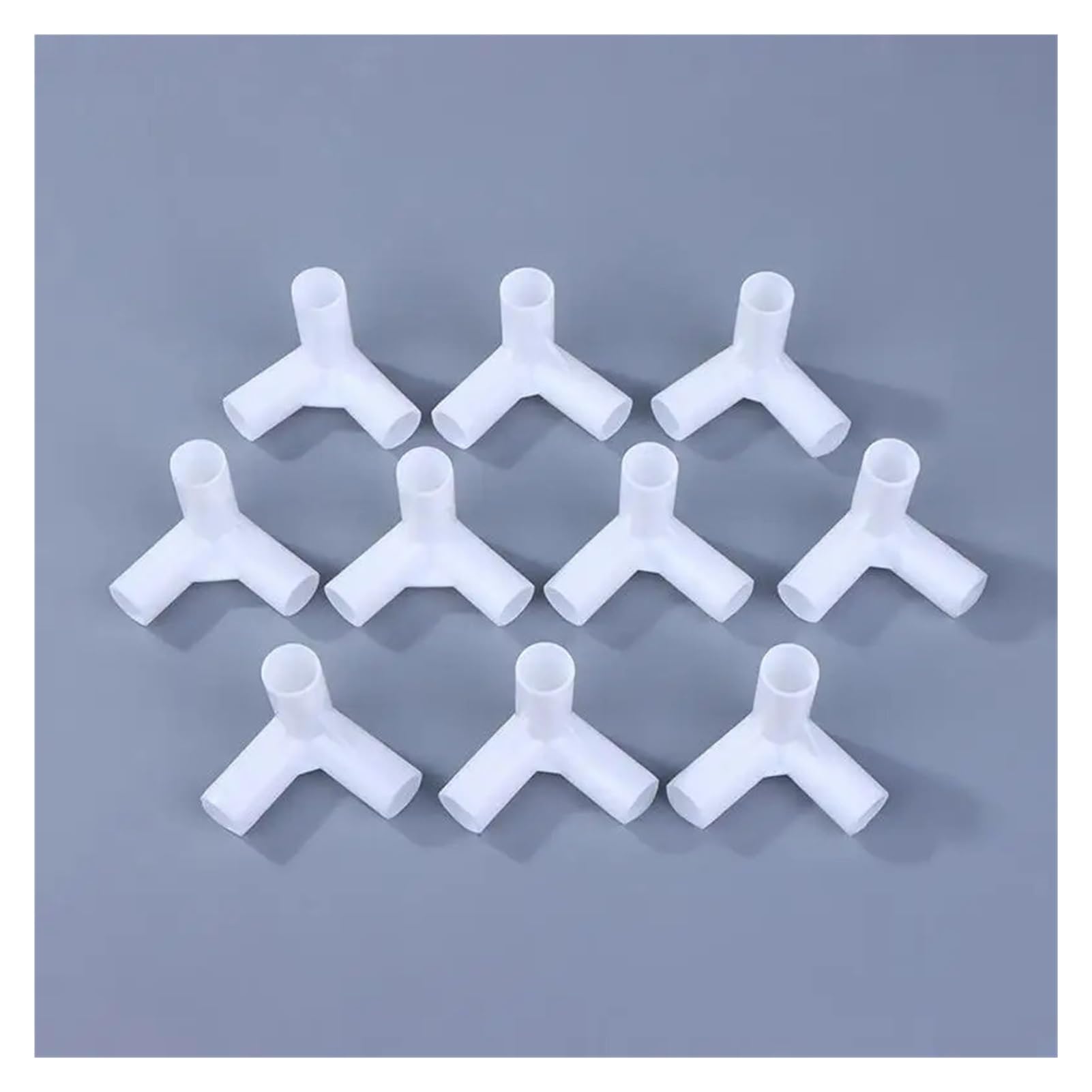 Conector de tubo de 3 vías para montar postes de tienda en acampadas familiares y eventos