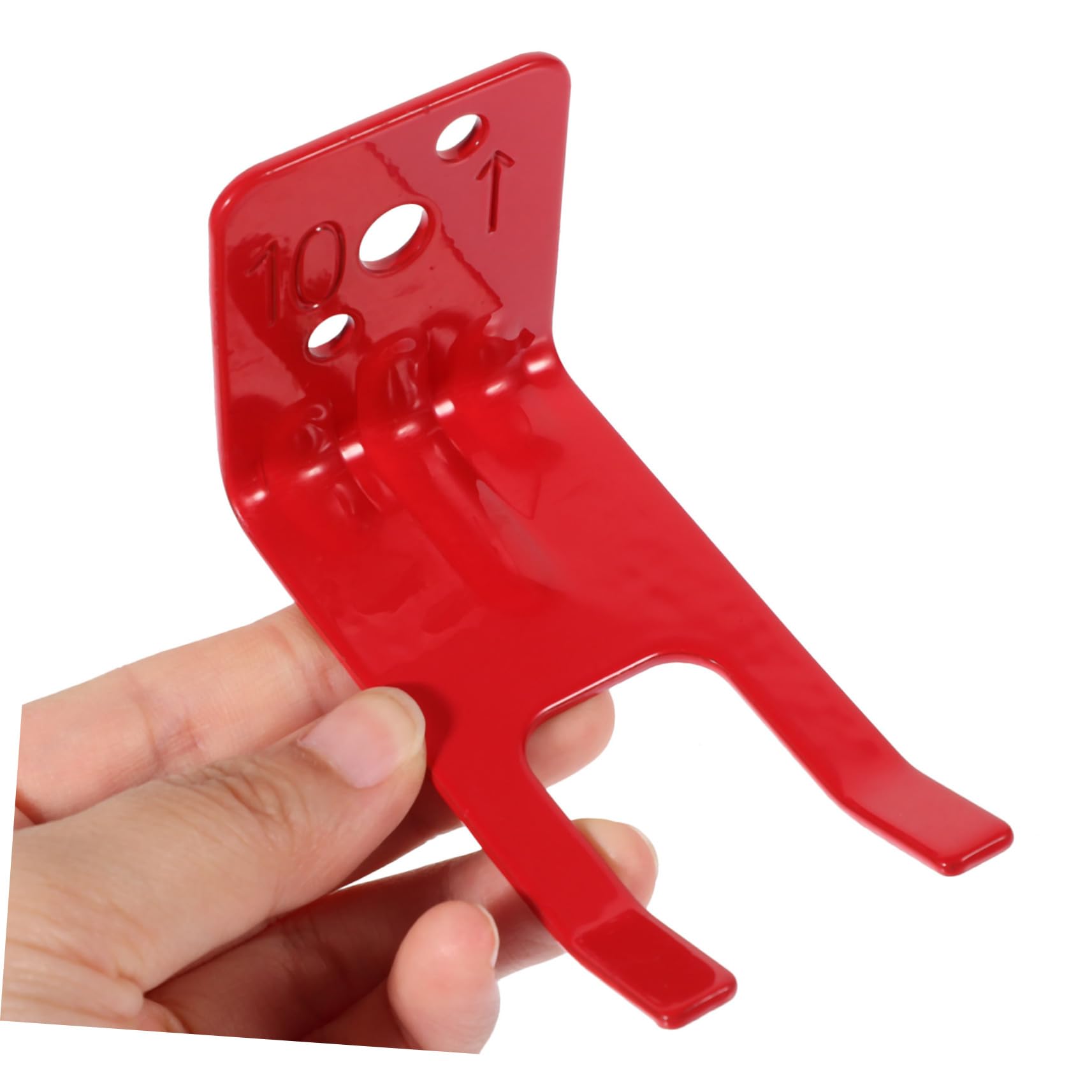 Cabilock Soporte Extintor Montado Colgante Deber Titulares Montar Extintores De Incendios En Casa Montaje Ganchos De Pared Cochera Soporte Para Extintor Planchar Rojo 4 Piezas X 4