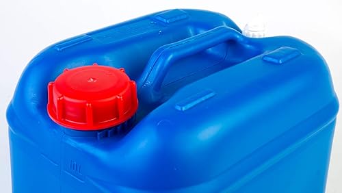 Miniatura 2 de Hudson Exchange Contenedor con mango de 25 galones 10 litros con tapa HDPE de grado alimenticio sin BPA color azul