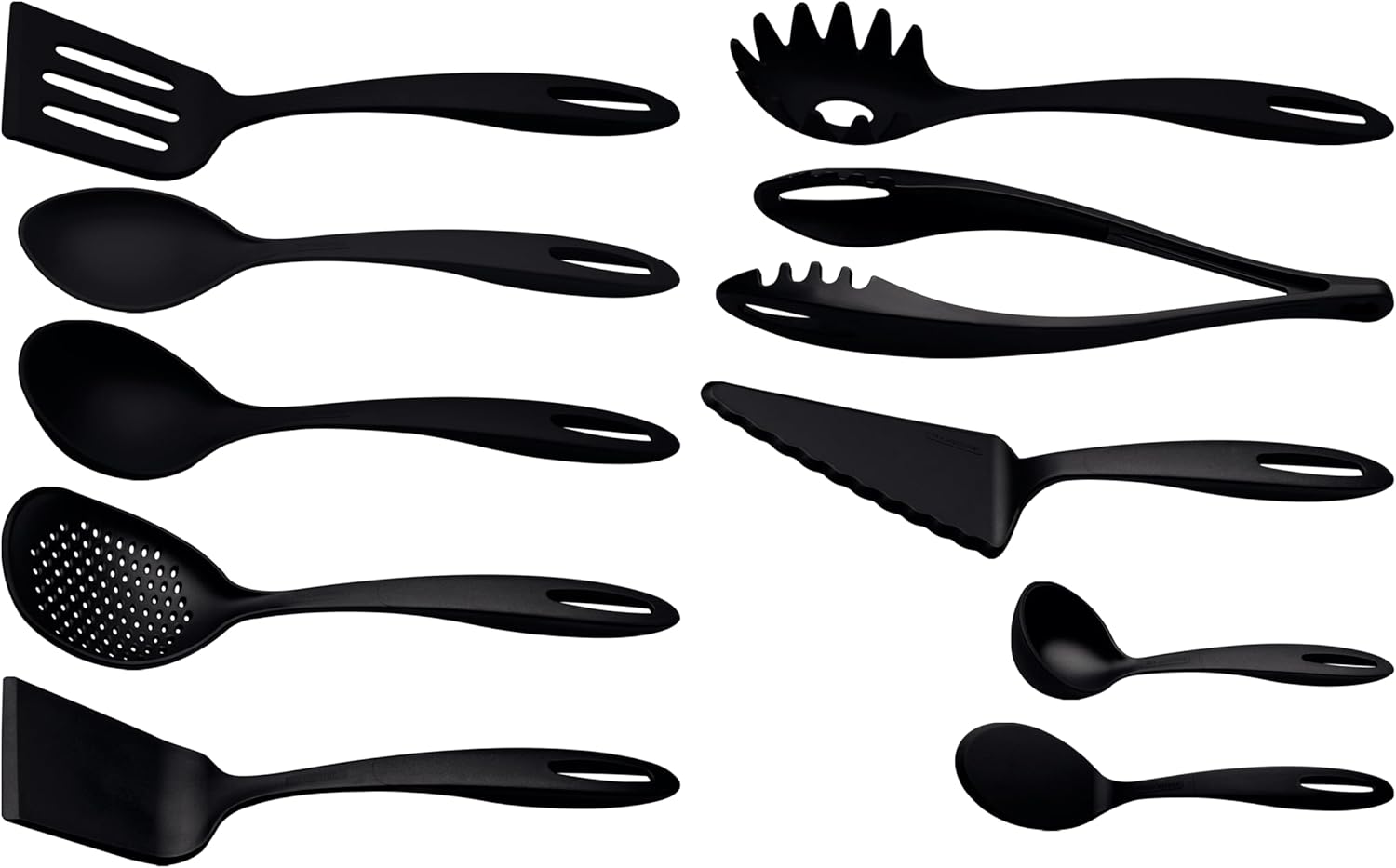 Kit C/10 Utensílios De Cozinha Nylon Tramontina
