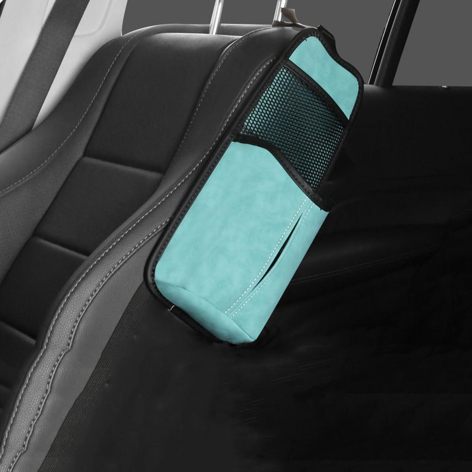 Car Organiser for Renault Twingo 1993-2008, Car Seat Side Storage Bag Can Store Mobile Phone Water Cup and Tissue Paper,Blue