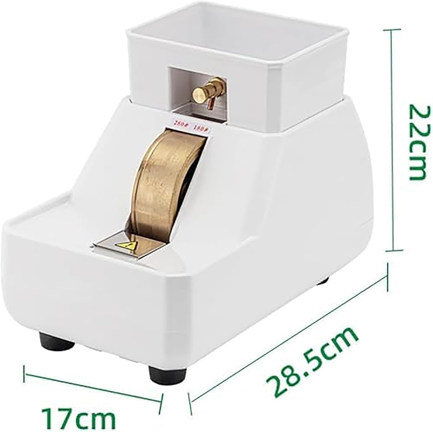 Manual Optical Lens Edger Hand Mill Edging Machine With Diamond Grinding Wheel, Lens Grinder Optical Hand, Rough And Fine And V-Shaped Groove For Resin, Glass, PC, Stone