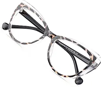 Blue Blockers Glasses for Women, Bluelight Glasses with Cat Eye Frame for Style, Comfort, Eye Strain Relief