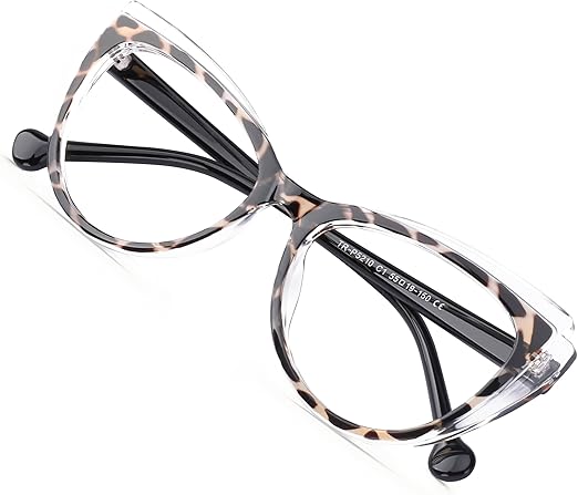 Blue Blockers Glasses for Women, Bluelight Glasses with Cat Eye Frame for Style, Comfort, Eye Strain Relief