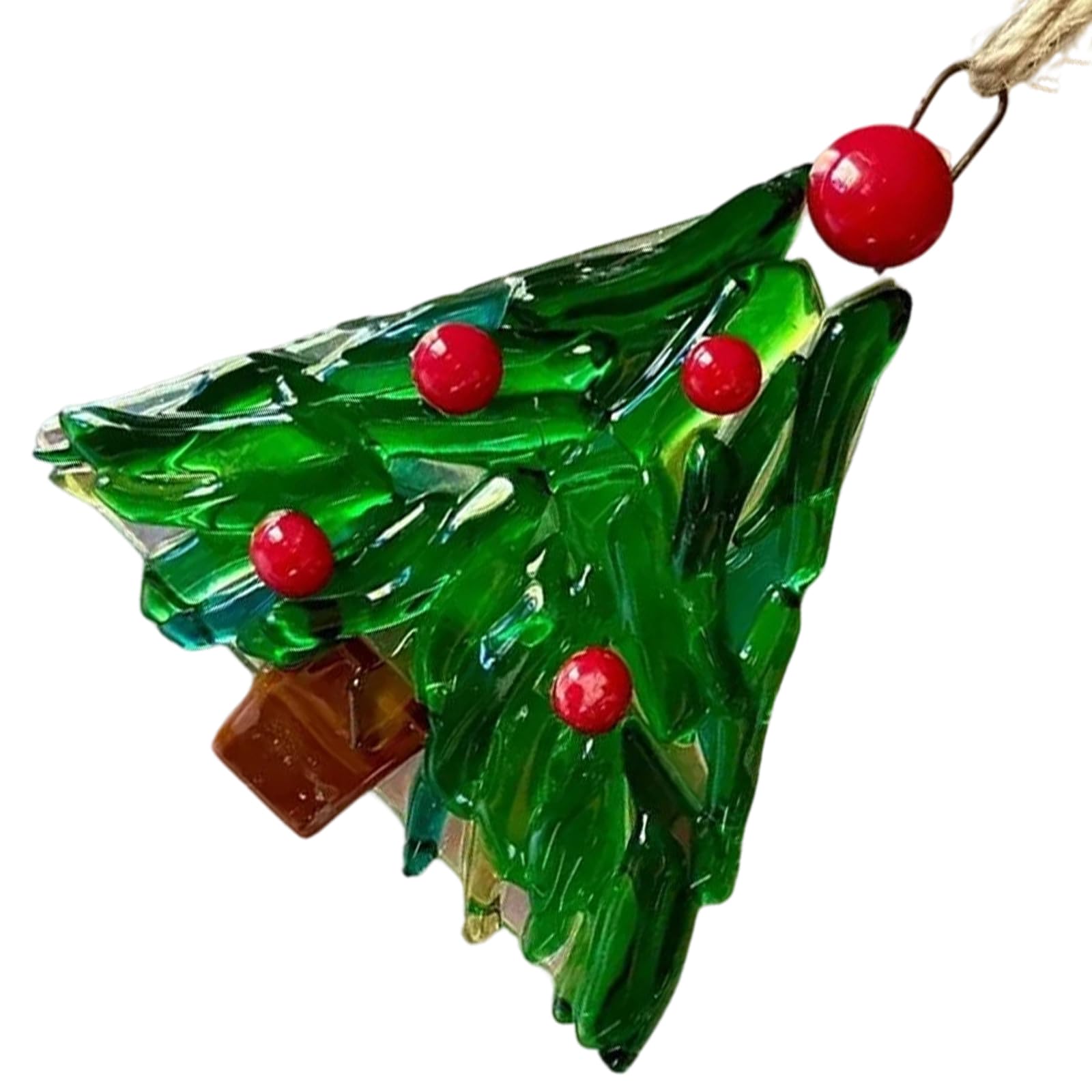 Jazuaiao Weather Proof Christmas Decoration Weather Resistant Acrylic Wreath Ornament Easy Setups Pendant for Home Shatterproof Christmas Accessories