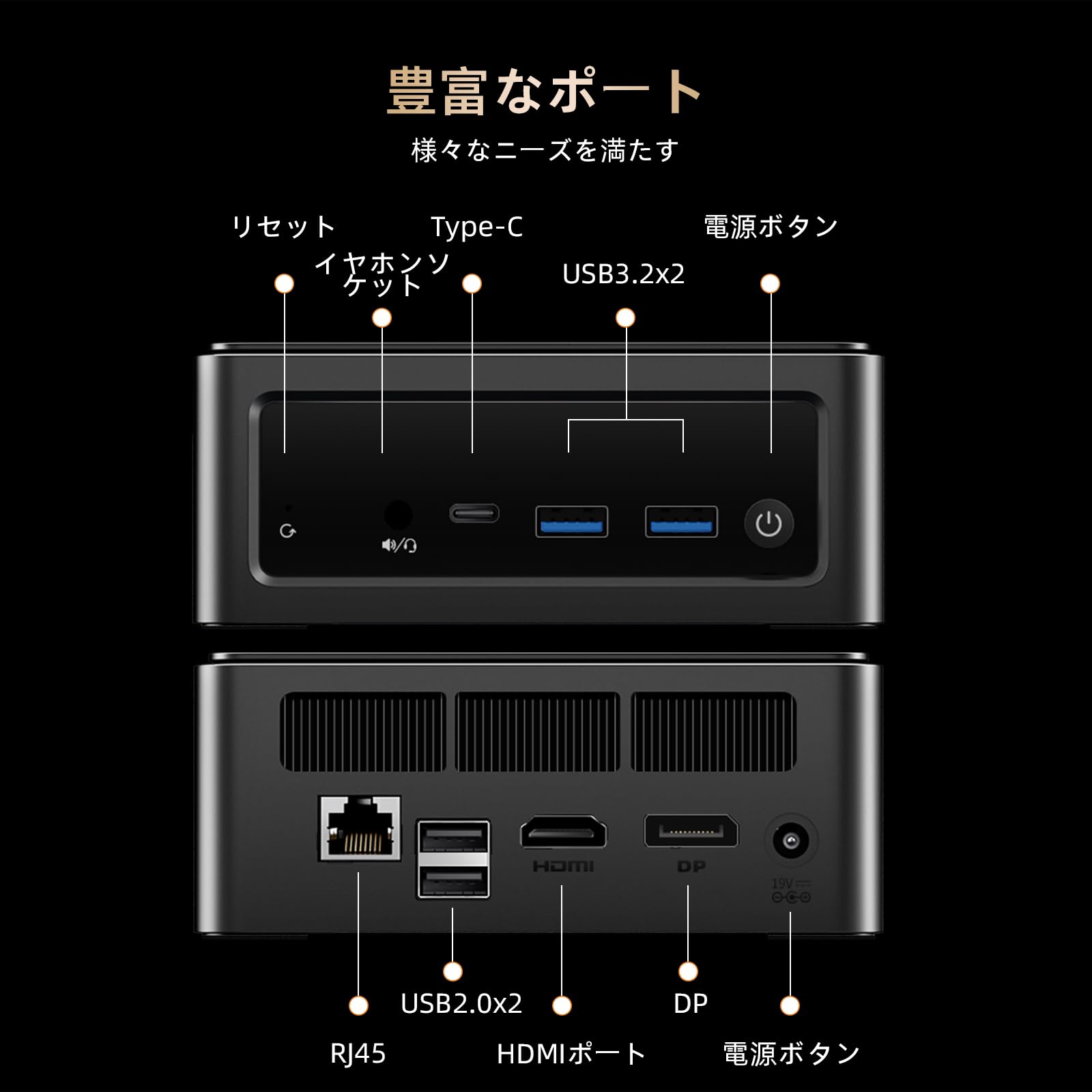 Amazon | BMAX ミニPC AMD Ryzen 7 5825U 8C/16T 2.0~4.5GHz 64GB換装