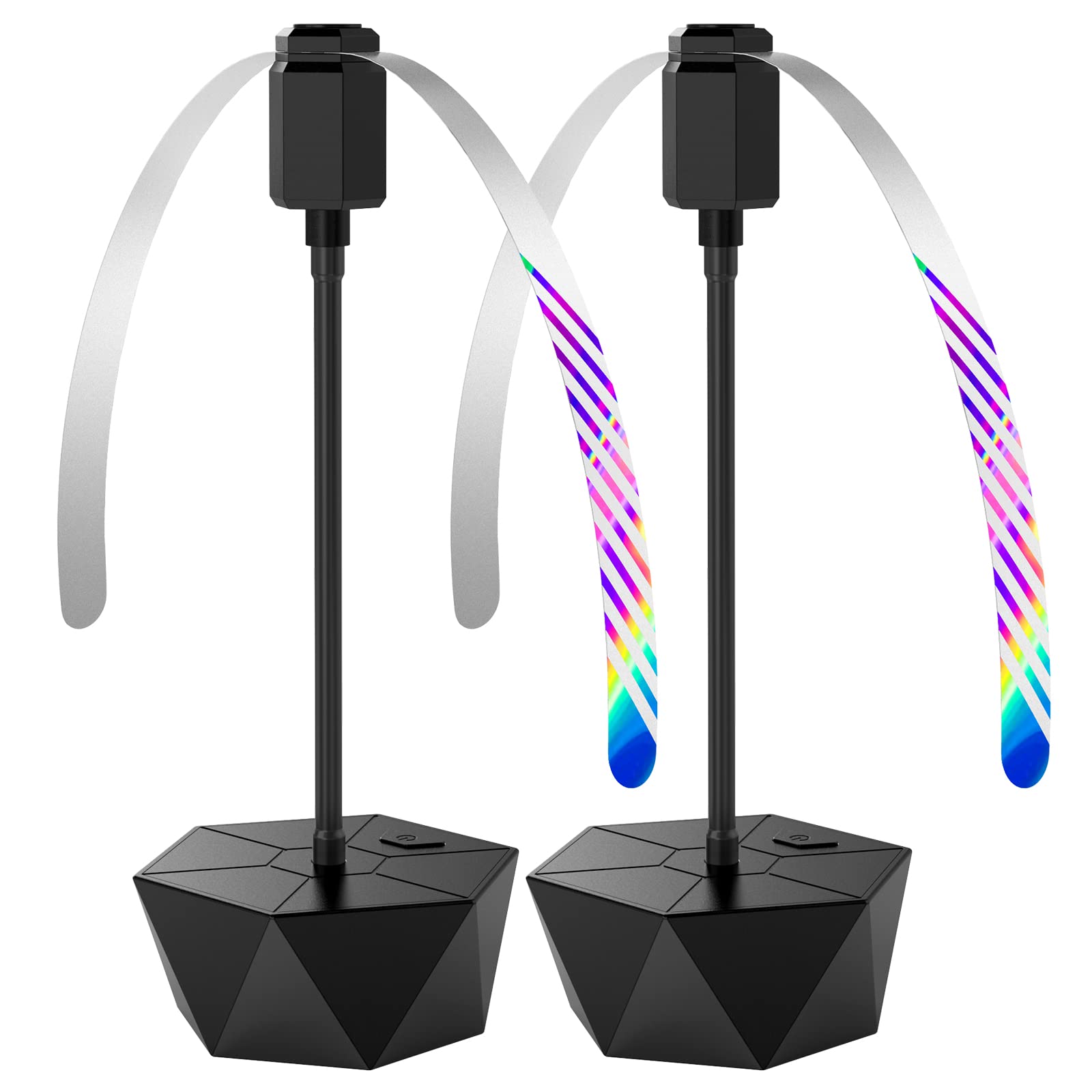 Fly Fans for Tables,TMACTIME Effective Fly Repellent Fan with Soft Blades Keeps Flies Away,Portable Fly Fan for Picnic,BBQ,Party(2 Pack)