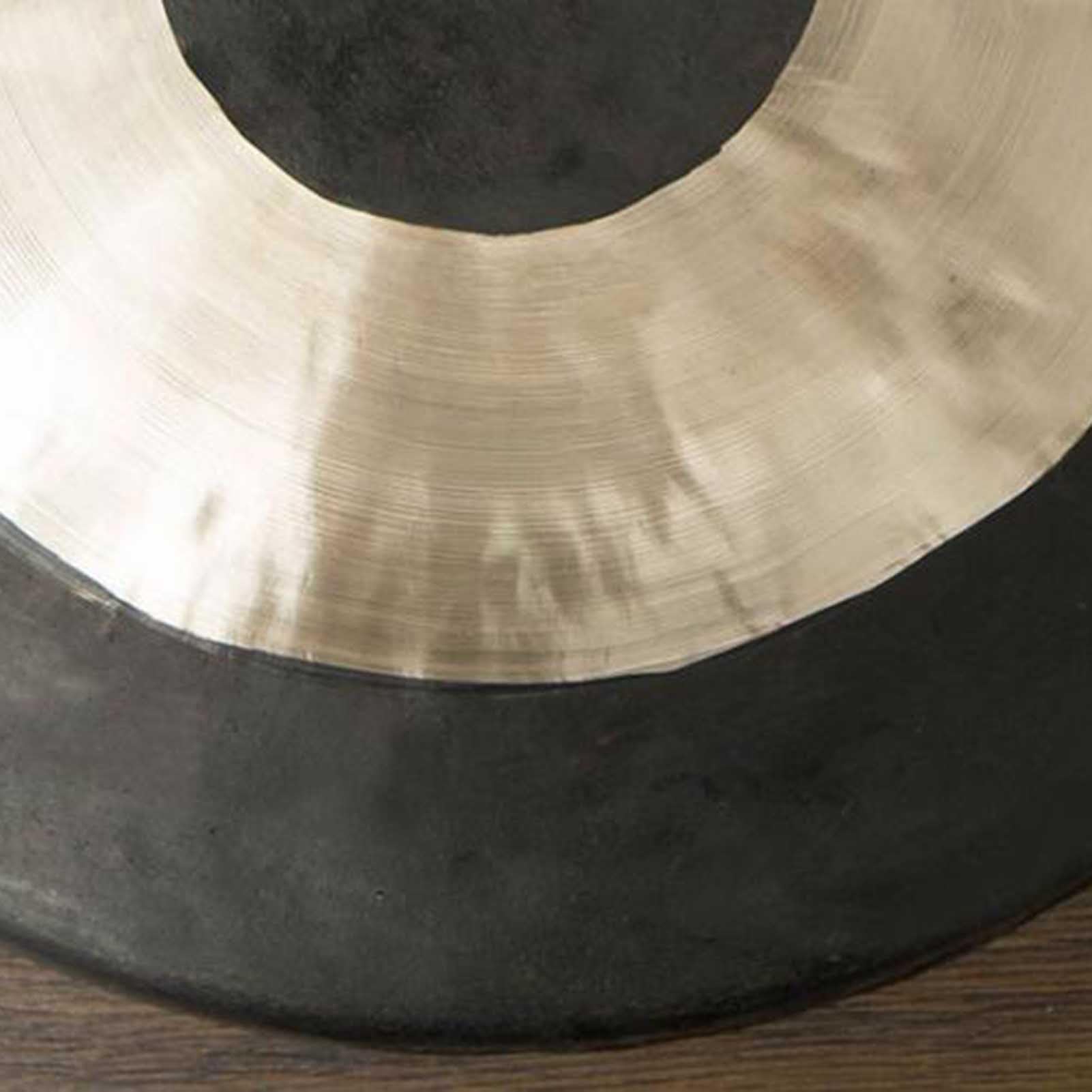 Tradizionale Feng Shui Gong con martello da gioco rotondo, tamburo cinese Chau Gong per un suono grande, ideale per meditazione e decorazioni