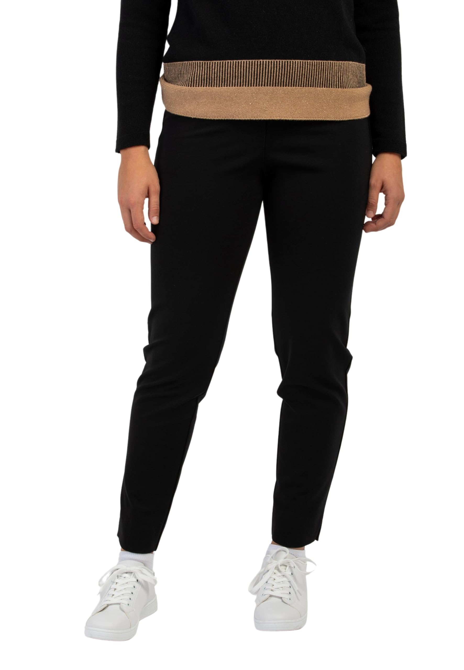Carla Ferroni Pantalone Donna Invernale in Comodo Jersey Elasticizzato Art. 15937