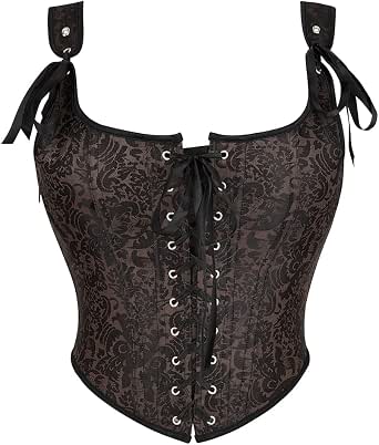 Women's Vintage Floral Renaissance Corset Top