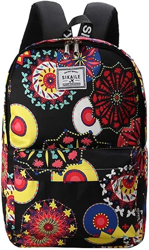 Mode Frauen GroAYE Oxford KapazitA T Student Rucksack Reise Paar Tasche Mehrfarbig One Size