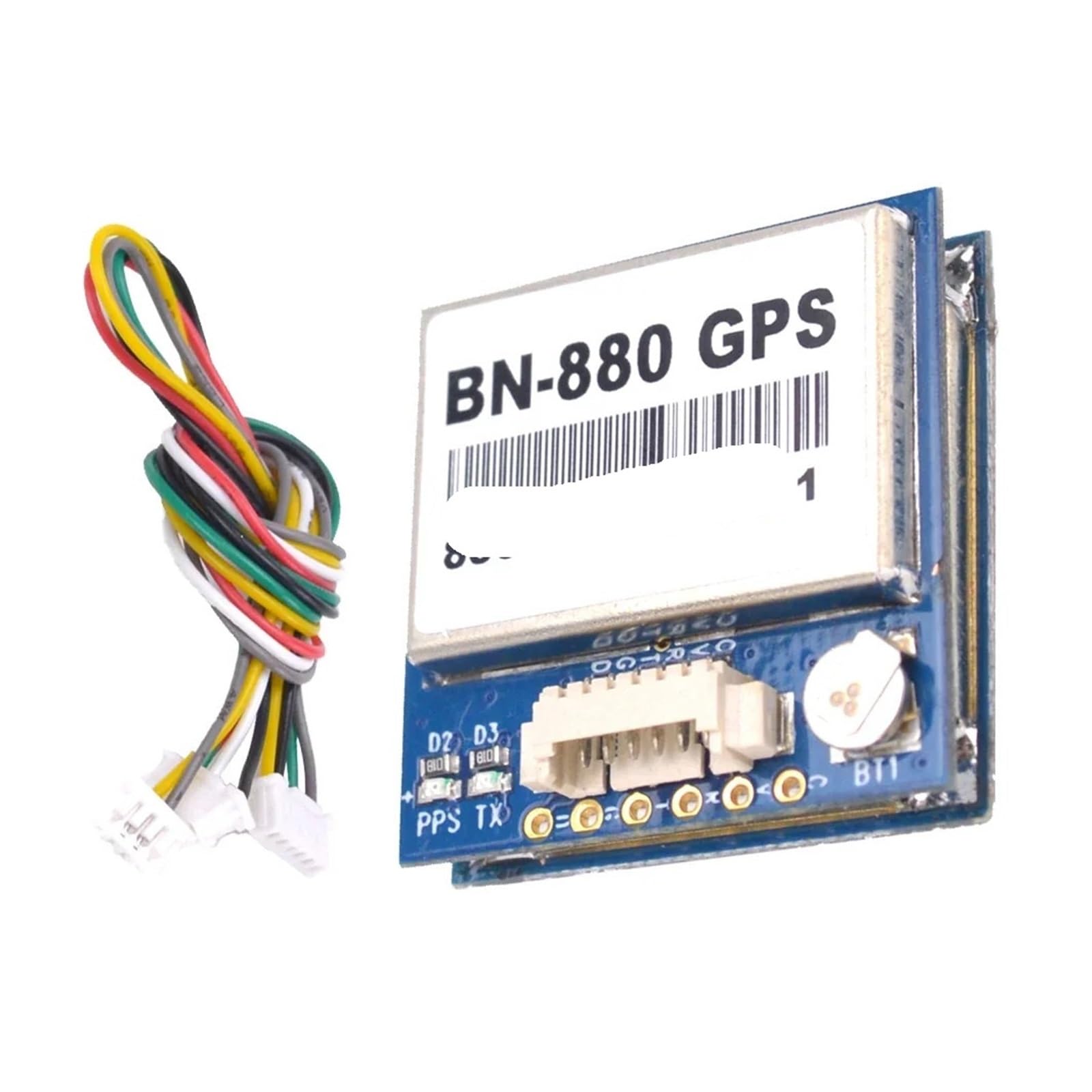 Compatibile con il modulo di posizionamento GPS GLONASS a doppia banda BN-880 con antenna e cavi for drone FPV, quadricottero RC da corsa(1PCS BN-880 GPS)
