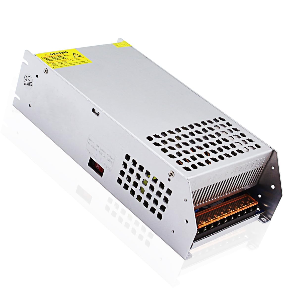 24V Power Supply 24V 50A 1200W AC to DC Converter 110V/120V to 24V Transformer LED Driver Smart Cooling Fan Designed for LED Strip CCTV and Car Devices (DC24V-50A-1200W)