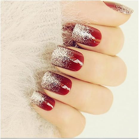 Featured image of post The Best 17 Uñas Color Vino Con Plata