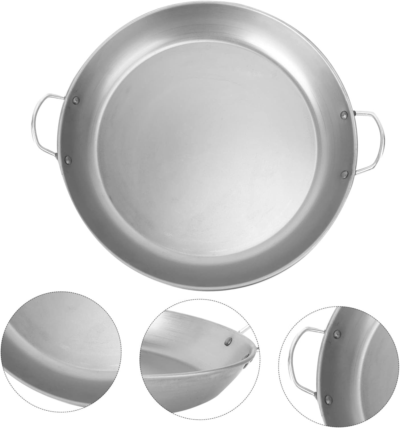 PRETYZOOM Barbecue Pot Steak Grilling Pan Household Iron Plate Outdoor Bbq Pan Grill