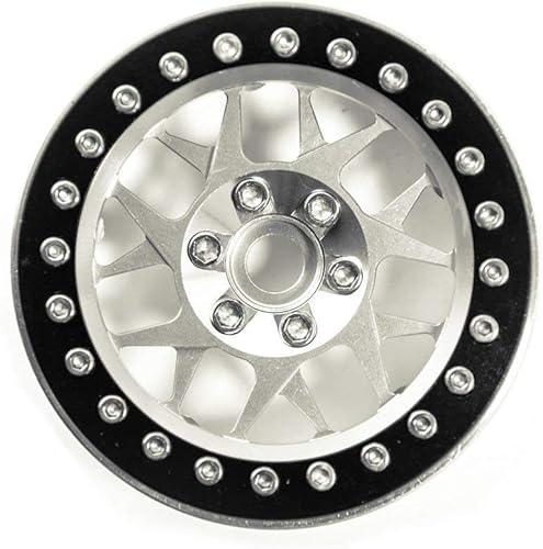 Miniatura 3 de 4 llantas de aleación Beadlock con bujes para 110 RC Wraith D90 1.378 in de ancho #7