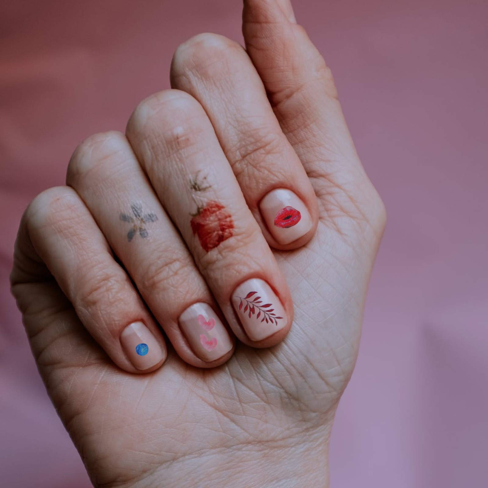 Didiseaon 3 Juegos Pegatinas Para Uñas De San Valentín Cordón Cáscara Adhesivos Manicura San Valentín Decoración Uñas San Valentín Pegatina De Manicura Arte De Uñas Pegatinas 12 Hojas * 3