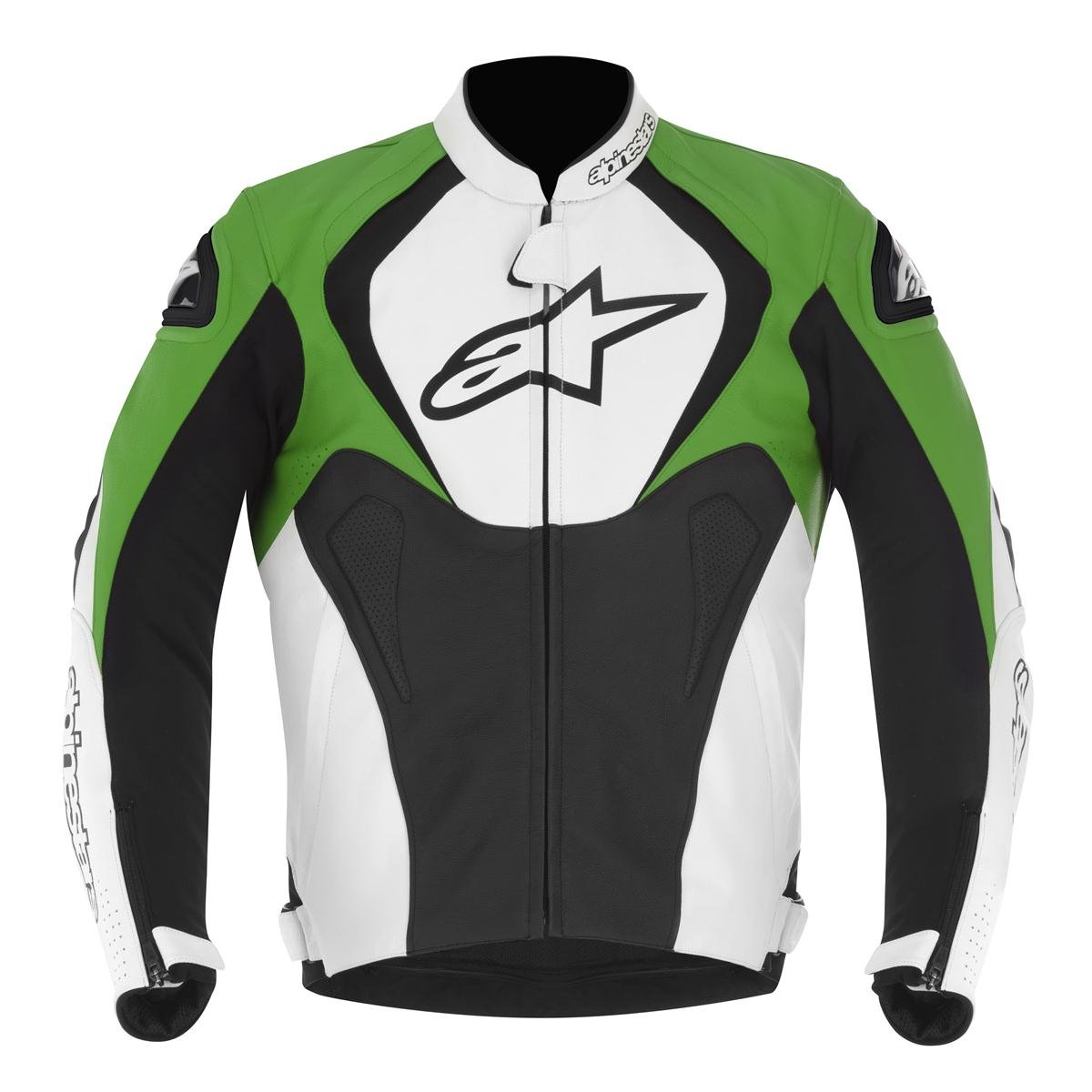 Alpinestars Jaws Leather Jacket 2013 Black US 38 EU 48 : Amazon.in 