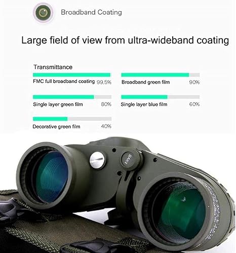 Miniatura 4 de Telescopio Br250; jula Binoculares Telescopio para Exteriores con POCA luz Visi243; n Nocturna Impermeable Gran Angular de Alta Definici243; n Lente
