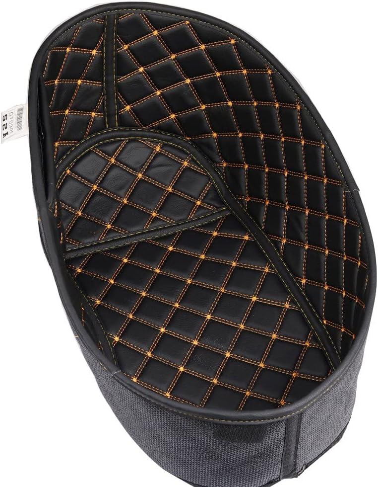 Für GTS300 GTS 300 Motorrad Hinten Kofferraum Lagerung Eimer Kissen Abdeckung Matte Decke Kissen PU Leder Pad Zubehör Kofferraum Hinten (GTS300 (Gold))