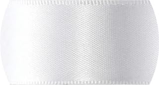 Fitas Progresso CF002-201 Fita de Cetim, 10 mm, 10 m, Branco