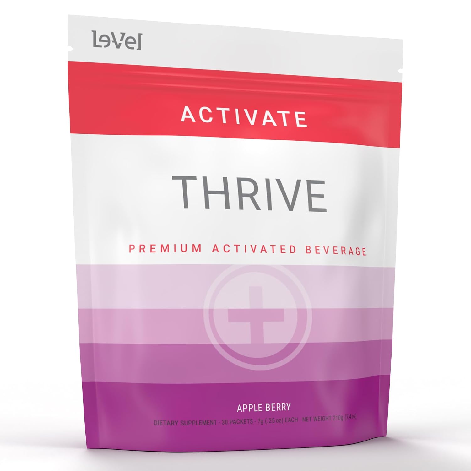Thrive Activate Energy Drink Mix, Focus & Performance Powder with Vitamin B12, Vitamin C, E & Zinc, L Carnitine, L Taurine, and Caffeine, Gluten Free, Sugar Free, Starfruit, 30 Drink Mix Packets