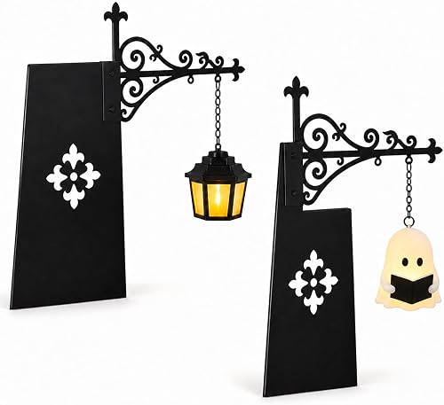 2 Pièces Lanternes Bibliothèque Decorative XAVURO