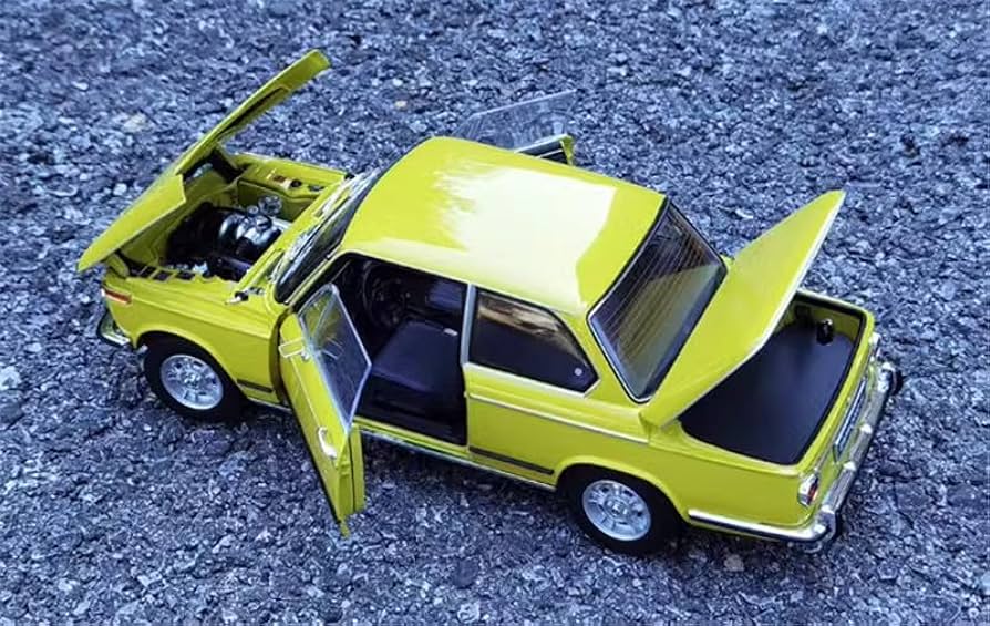 for kyosho for BMW 2002 for tii Yellow 1:18 Truck Pre-Built