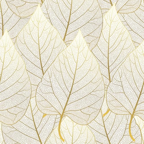 VaryStyle Gold Leaf Peel & Stick Wallpaper