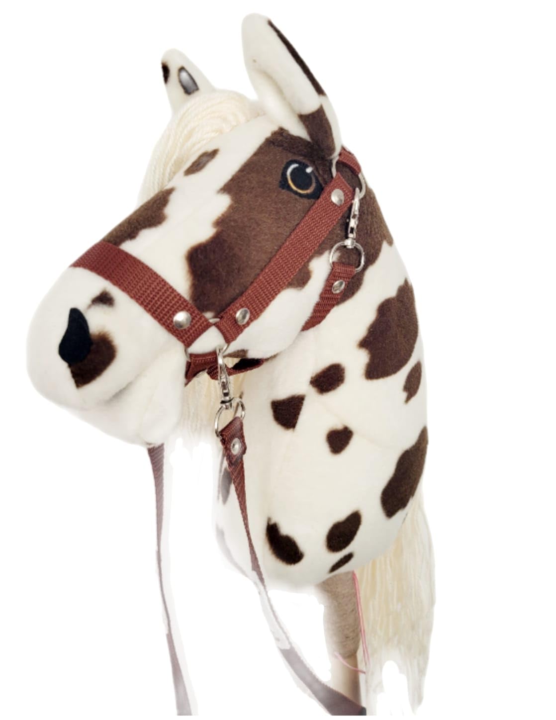 Cavallo A4 (cavallo su un bastone) Hobby Horse A4 completo di cantar come da foto (blaak)