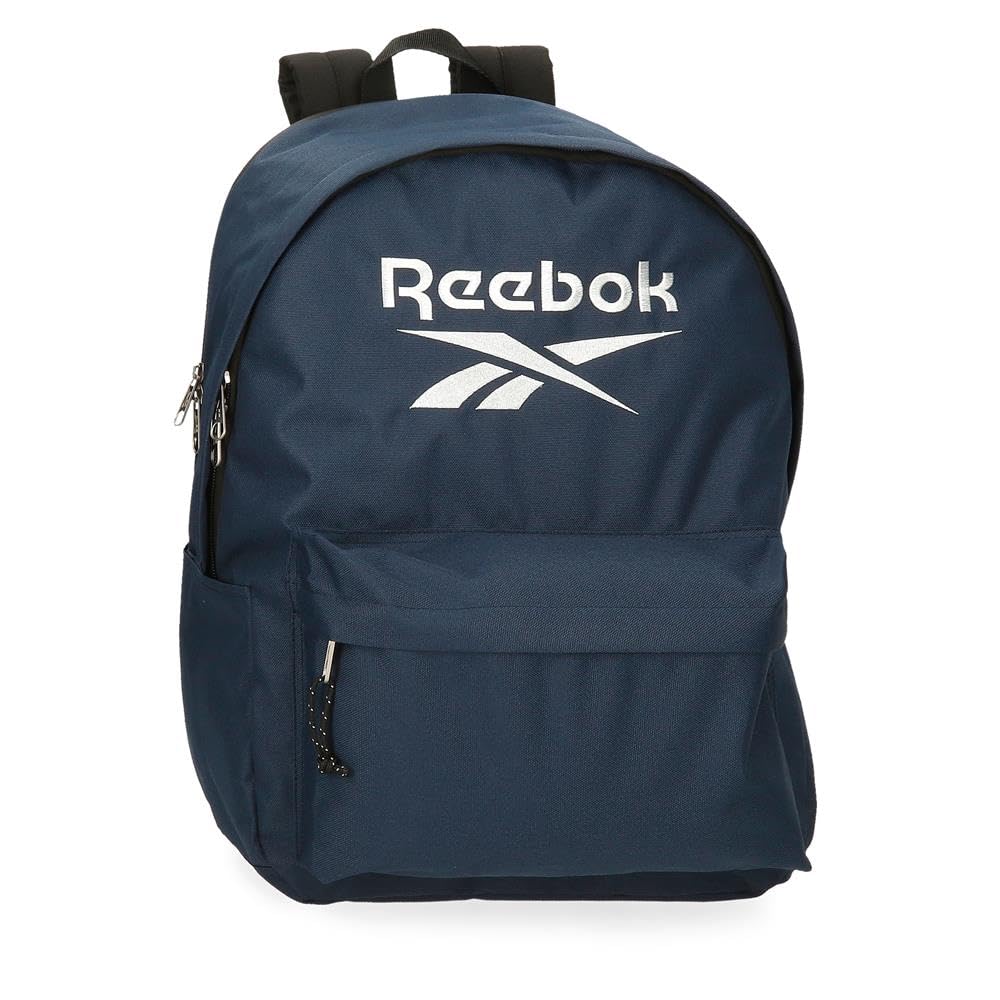 Reebok Boston Laptop Backpack Double Compartment 15.6" Inches Navy 31x44x15 cm Polyester 20.46L by Joumma Bags