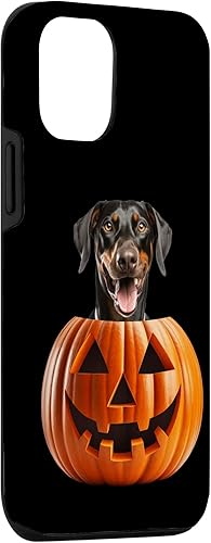 Miniatura 3 de iPhone 1212 Pro Doberman Pinscher Dog In Your Pocket Halloween Pumpkin Case