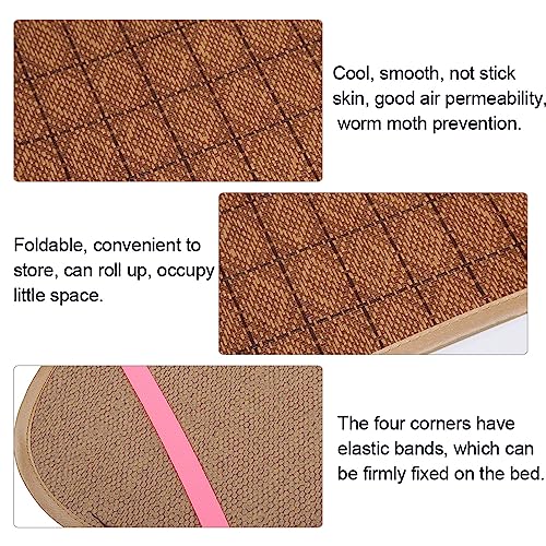 Almofada para Dormir de Verão Colchão de Dormir Legal de Poliéster Dobrável, Tapete de Vime de Resfr