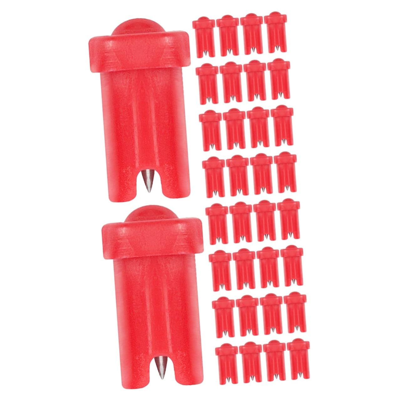 WOONEKY 2sets Long-term Use Lash Extension Tools Blocking Bottle Needle for Glue Applicator 100pcs*2