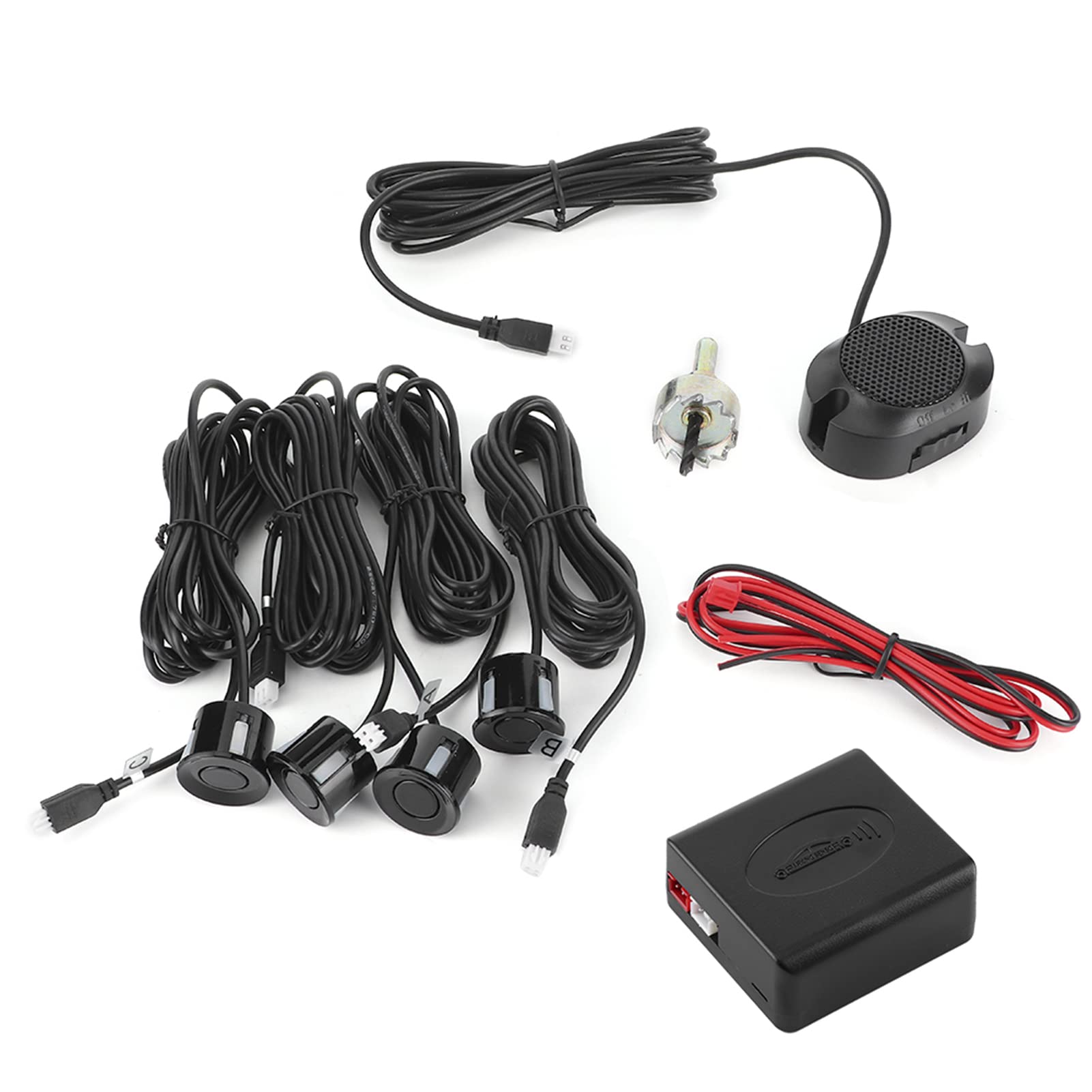 del Sensore di Parcheggio di Retromarcia per Auto, Kit di Aiuto per L'assistenza Alla Retromarcia del di Backup del Sensore di Parcheggio Dell'auto con Allarme