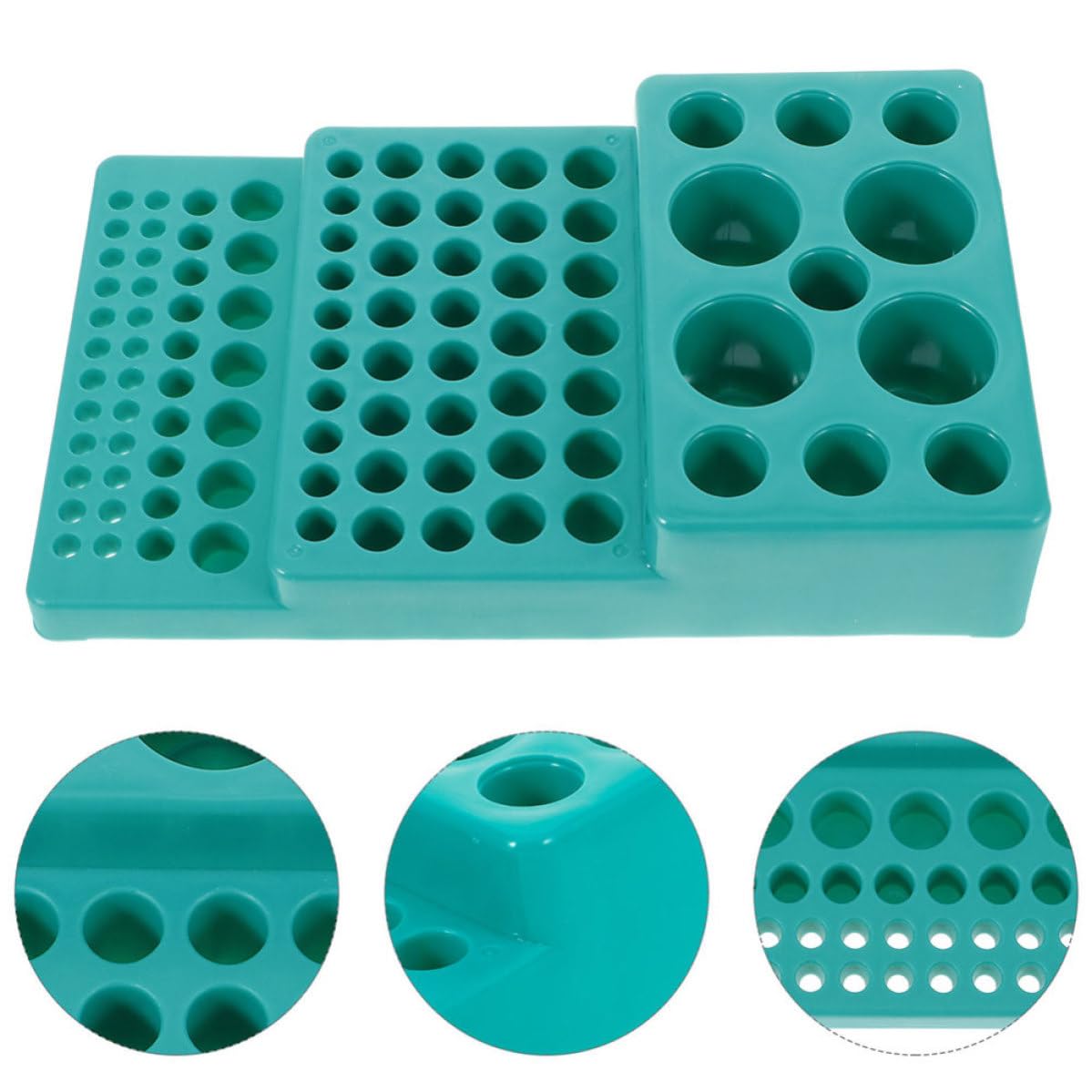 Cabilock 10 Unidades Plástico 4-28 MM Gradilla Trapezoidal, para Tubos de