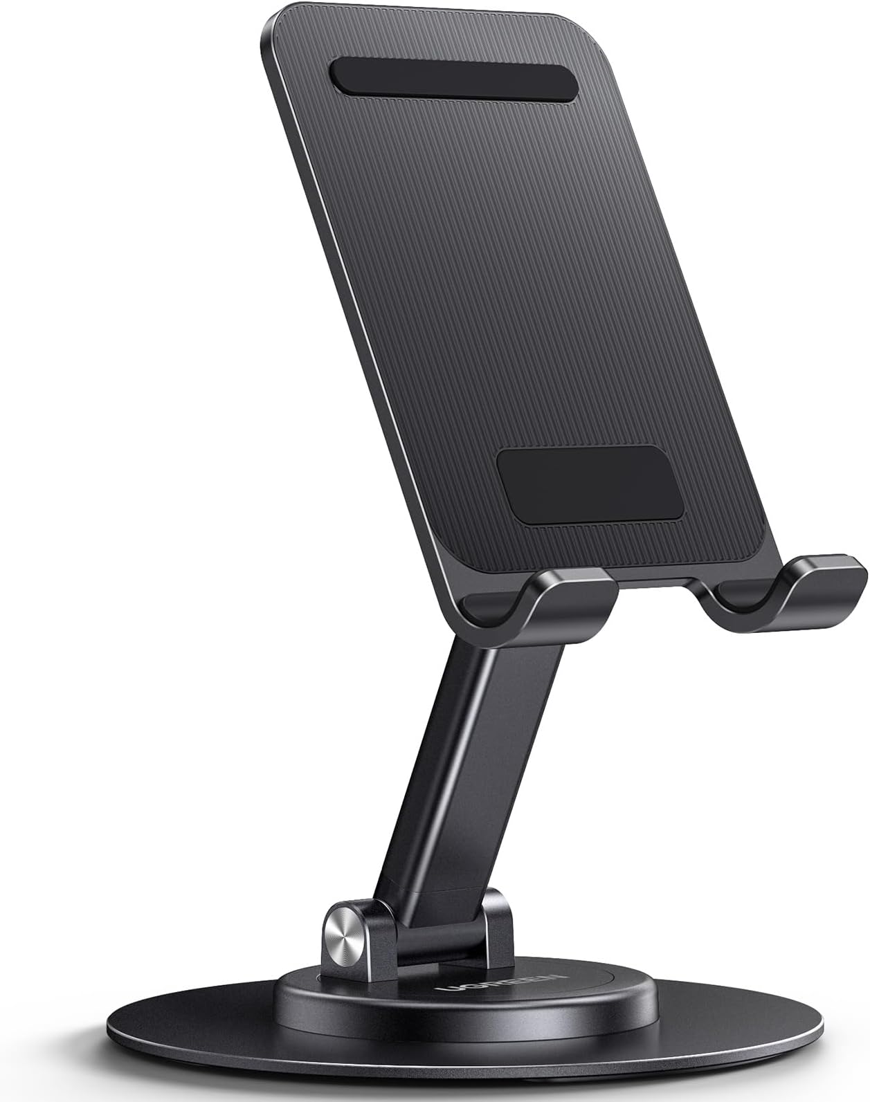 UGREEN Phone Stand iPhone Desk Holder Swivel 360° Rotating Base Adjustable Height Foldable Mobile Travel Mount Compatible with iPhone 16 Pro Max 15+ 14 13 12,Galaxy S24 Ultra A15,Pixel 9,Redmi Note13
