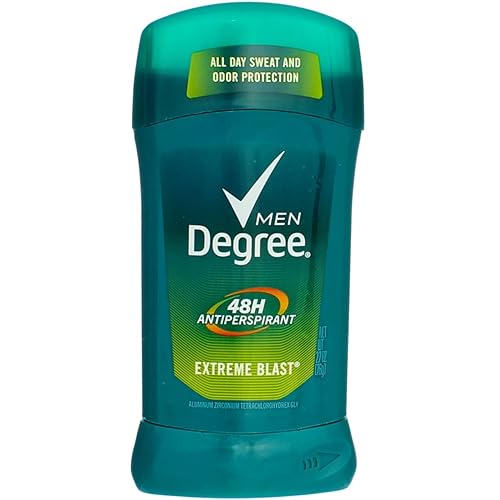 Degree Desodorante antitranspirante invisible Stick Extreme Blast para hombre, 2.7 onzas, paquete de 6