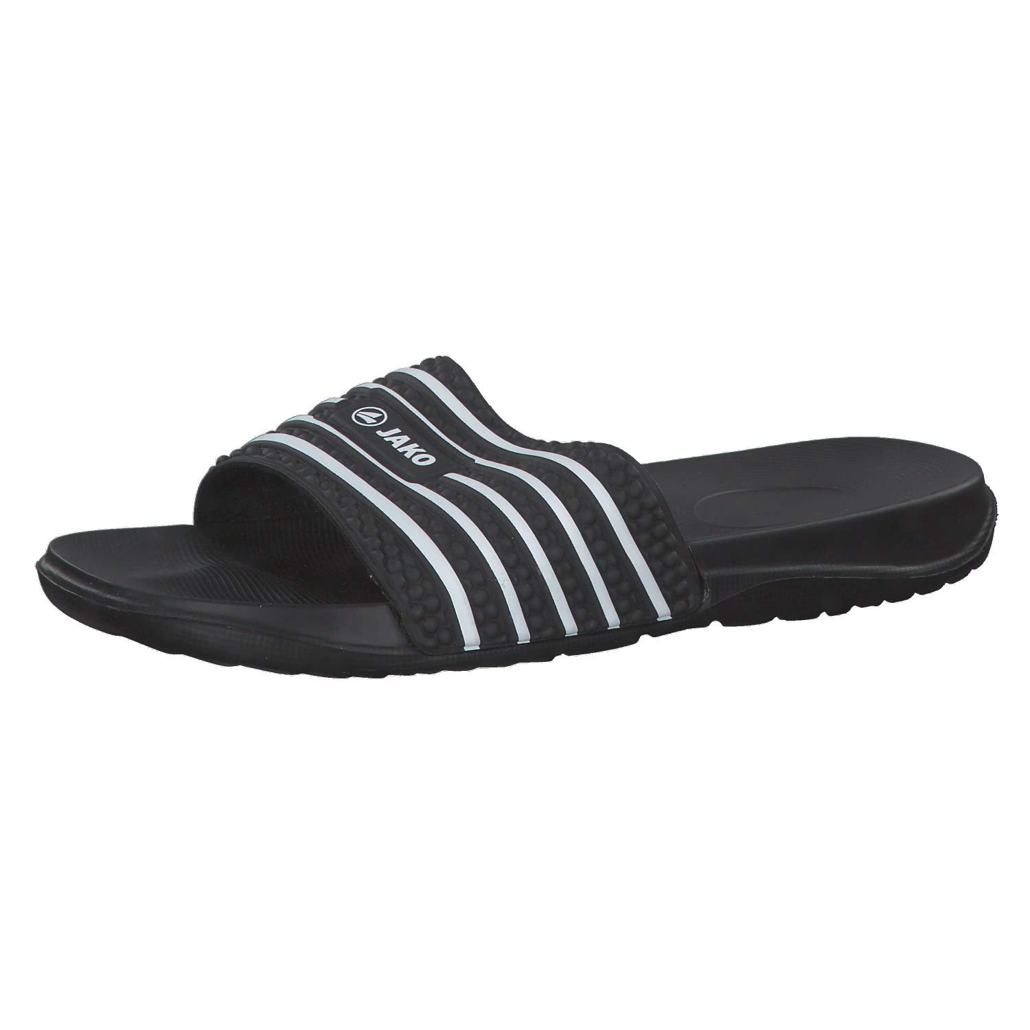 JAKO Unisex Badelatschen Jakolette II, schwarz/weiß, 37 EU, 5730-