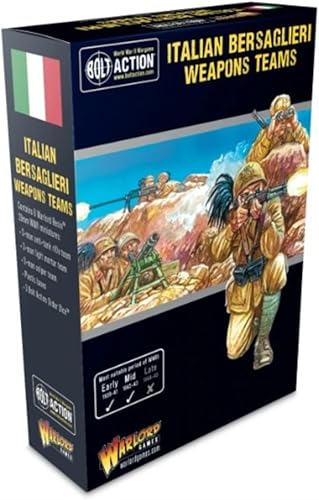 Miniatura 1 de Bolt Action Bersaglieri Armas Equipo 1:56 WWII Militar Mesa Superior Wargaming Kit de Modelo de Plástico 402215809