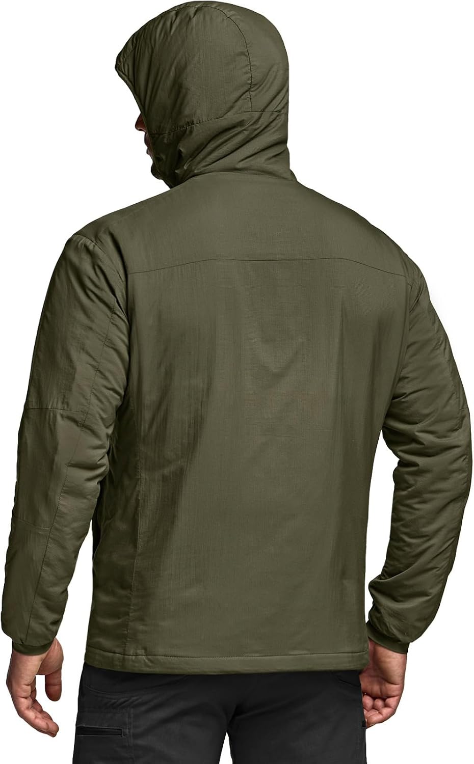 CQR Men's Lightweight Warm Insulated Jacket, Windproof Water Resistant Winter Active Coat for Hiking Work Outdoor Tactical - Image 2