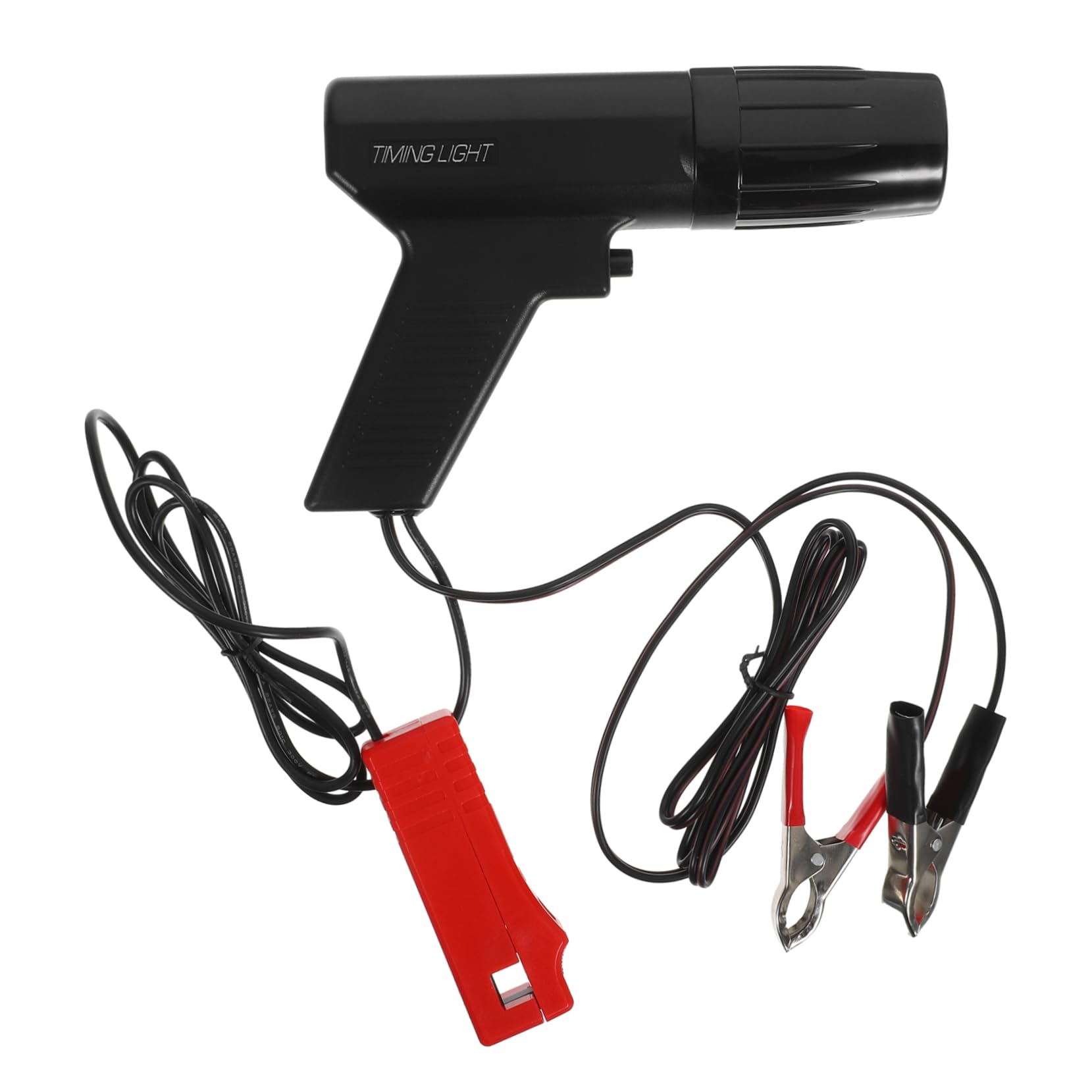 Luz de Sincronización Automotriz para Motor de Coche y Moto | Negro, Plástico, Reparación y Mantenimiento, Rendimiento Fiable, Precisión de Encendido