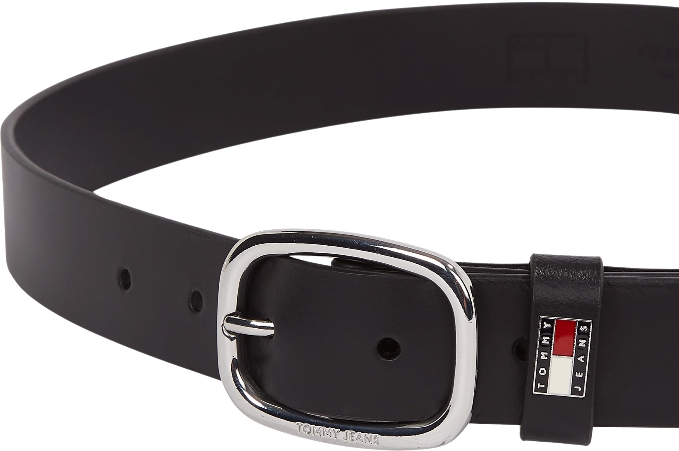 Tommy Jeans Cinturón Mujer Oval Cinturón de piel