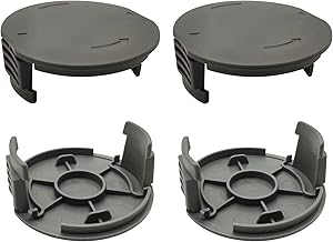 CDIYTOOL 4 Stück F016F05320 Ersatz-Spulenabdeckung, Bosch F016F05320 Abdeckung, Ersatz-Spulenabdeckung für EasyGrassCut 18-230 Rasentrimmer