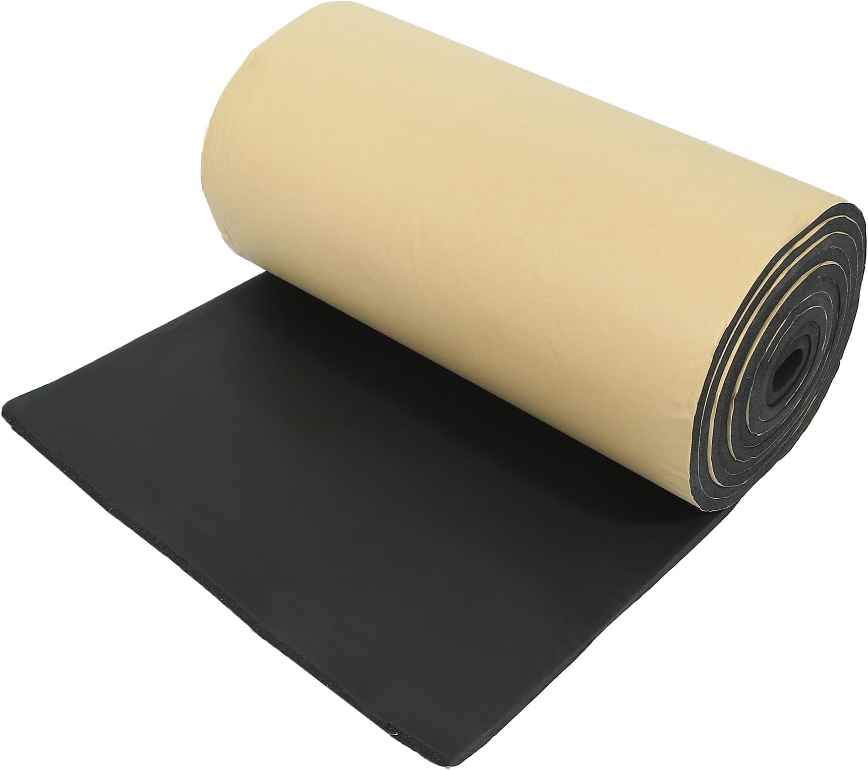 uxcell 394mil 5.4sqft Car Cell Floor Door Foam 10mm Sound Deadening Insulation Mat 20"x39"