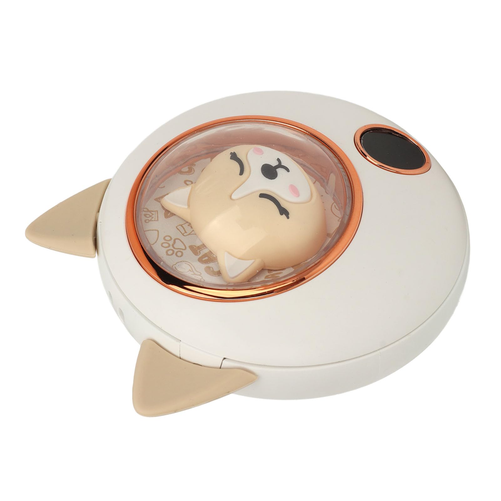 Keenso Chauffe-Mains 2 en 1 3600 MAh avec 3 Contrôles de Température, Chauffage Rapide pour Une Chaleur Instantanée, Chargement USB, Joli Chauffe-Mains pour Les Jours Froids (Chat