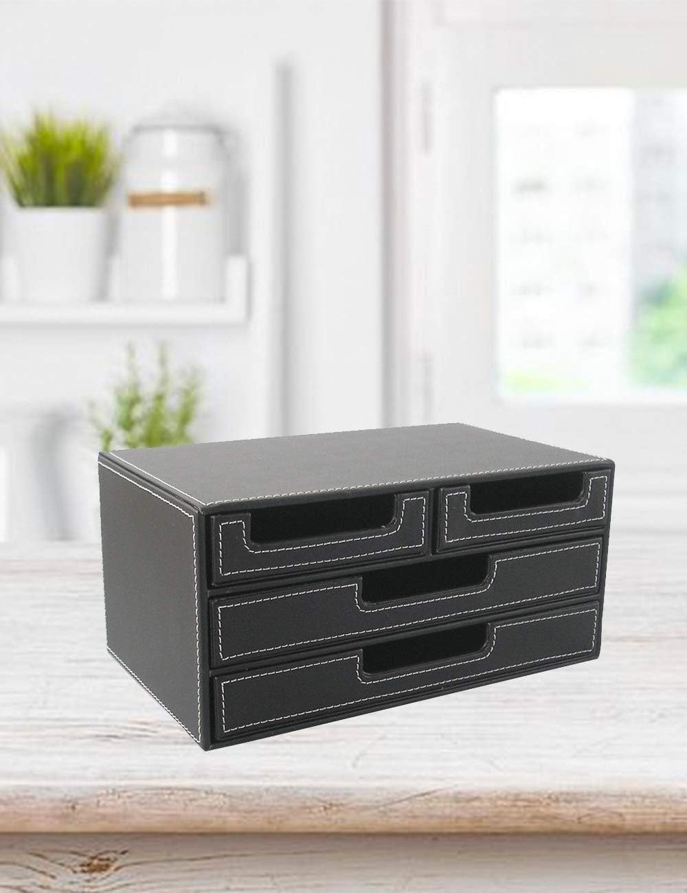 Organiseur de fichiers de bureau verrouillable, armoire de classement, organisateur de bureau, tiroir de rangement de bureau, armoire de rangement de fichiers, boîtes de rangement