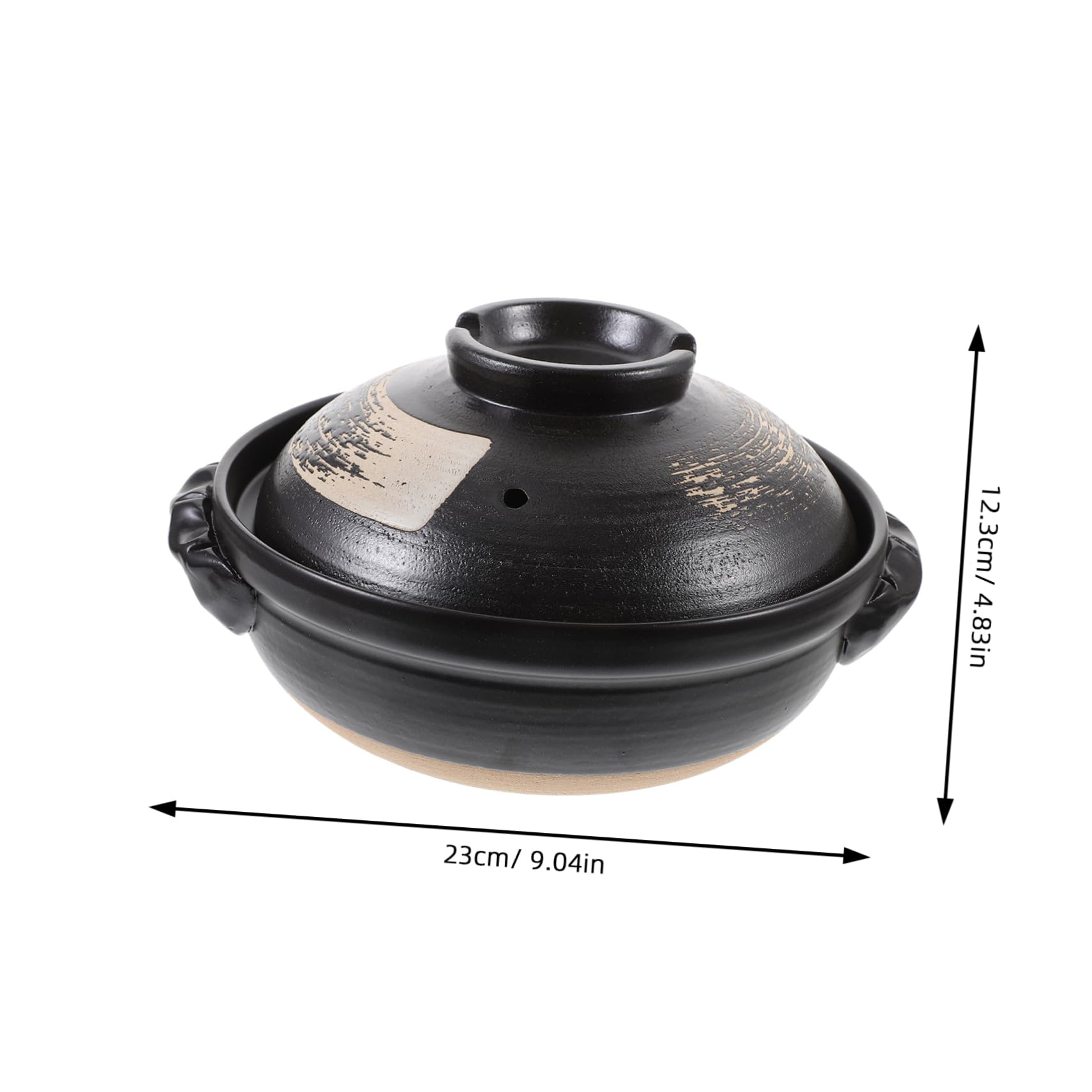 STOBAZA 1 faitout en céramique de 900 ml, couleurs assorties, idéal pour la cuisine à la maison, la soupe et les cocottes pour une utilisation sur la cuisinière