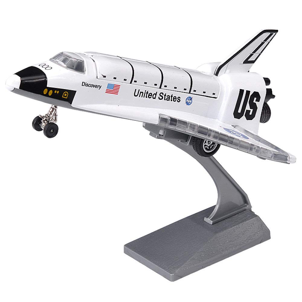 Statue avion en alliage blanc pour déco bureau et étagère de maison