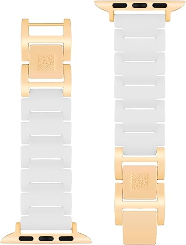 Miniatura 8 de WITHit Anne Klein - Pulsera de cerámica para Apple Watch, segura, ajustable, correa de repuesto para Apple Watch, se adapta a la mayoría de las
